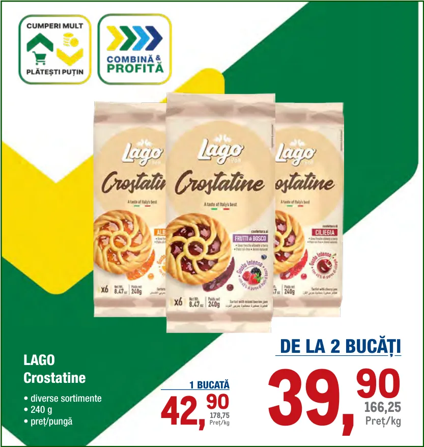 Crostatine LAGO, 240 g