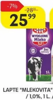 Lapte Mlekovita 3,2%, 1 L