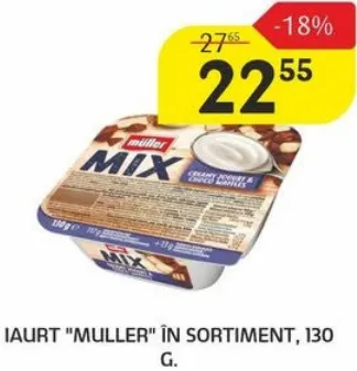 Iaurt Muller în sortiment, 130 g