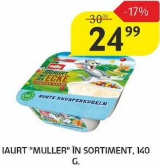 Iaurt Muller în sortiment, 140 g