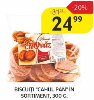 Biscuiți Cahul Pan în sortiment, 300 g