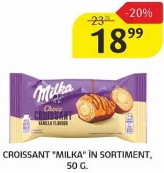 Круасан Milka в асортименті, 50 г
