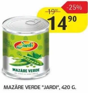 Mazăre verde Jardi, 420 g