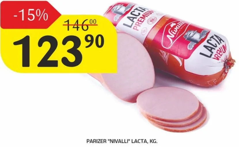 Parizer „Nivalli” Lacta, 1 kg