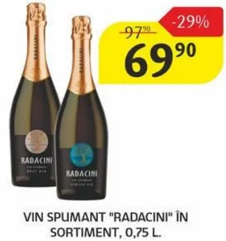 Vin spumant „Rădăcini”, în sortiment, 0,75 L