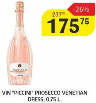 Vin „Piccini” Prosecco Venetian Dress, 0,75 L
