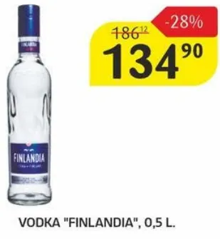 Vodcă „Finlandia”, 0,5 L