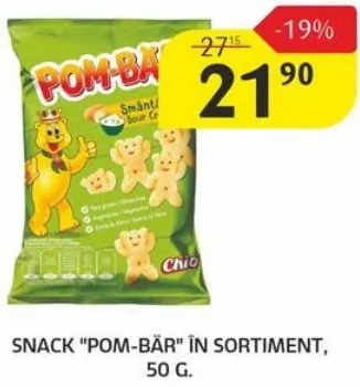 Snack „Pom-Bär” în sortiment, 50 g