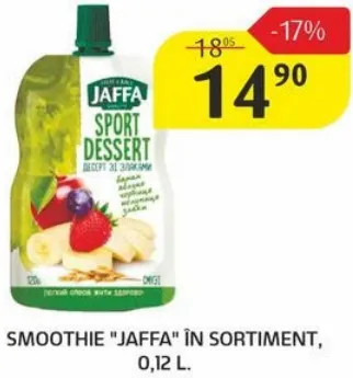 Smoothie „Jaffa” în sortiment, 0,12 L