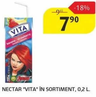 Nectar „Vita” în sortiment, 0,2 L