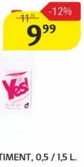 Apă „YES!” în sortiment, 1,5 L