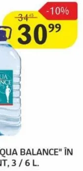 Apă minerală „Aqua Balance” în sortiment, 6 L