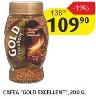 Cafea „Gold Excellent”, 200 g