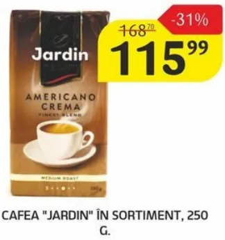 Cafea „Jardin” în sortiment, 250 g