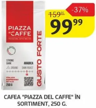 Cafea „Piazza del Caffe” în sortiment, 250 g