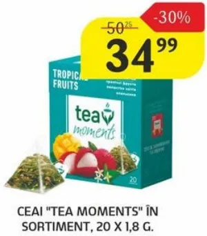 Ceai „Tea Moments” în sortiment, 20 × 1,8 g