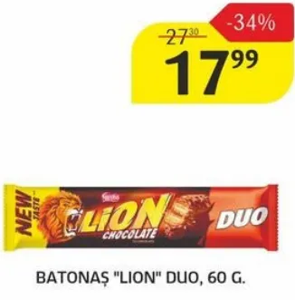 Batonaș „Lion” Duo, 60 g