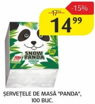 Șervețele de masă „Panda”