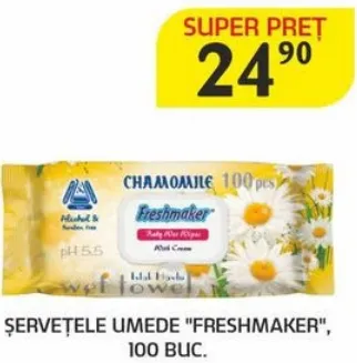 Șervețele umede „Freshmaker”