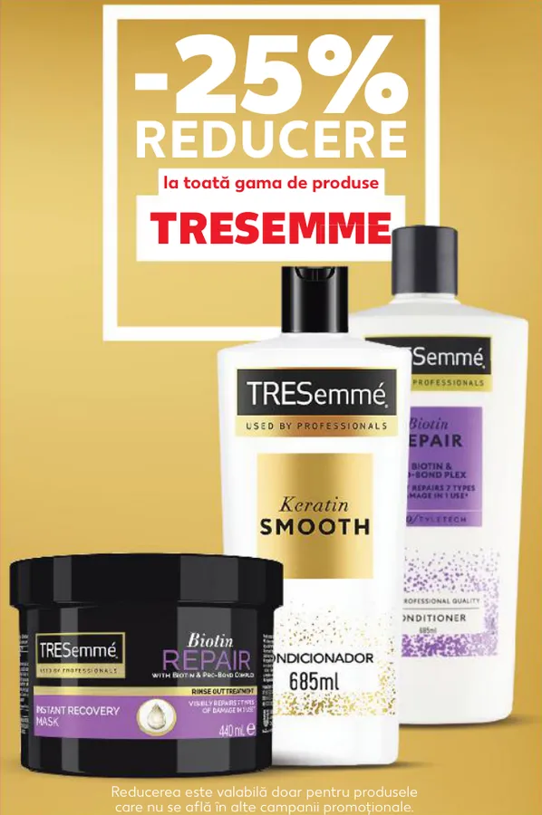 Produse TRESemmé — toată gama
