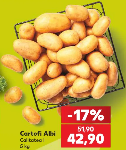 Cartofi albi, 5 kg