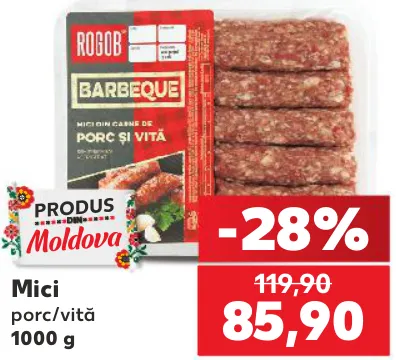 ROGOB Mici porc/vită, 1000 g