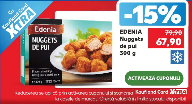 Edenia Nuggets de pui 300 g