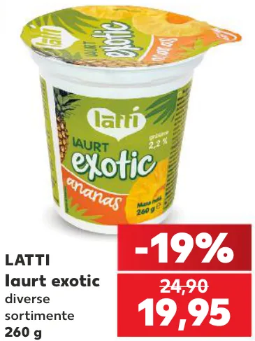 LATTI Iaurt exotic, 260 g