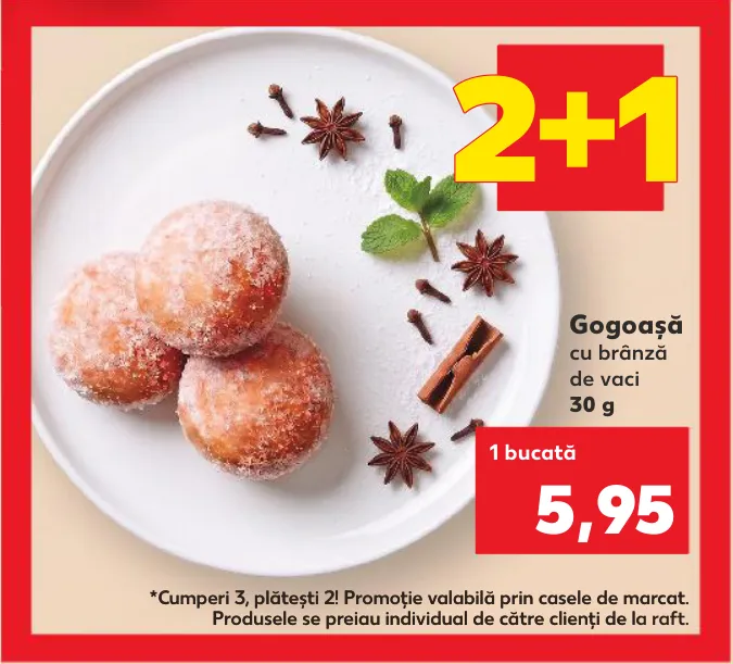 Gogoașă cu brânză de vaci, 30 g