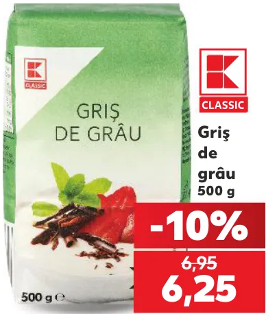 K-Classic Griș de grâu, 500 g
