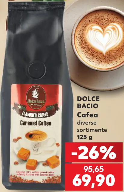 DOLCE BACIO Кава в асортименті, 125 г
