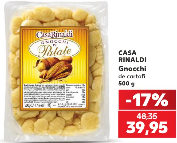 Картофельные ньокки Casa Rinaldi, 500 г