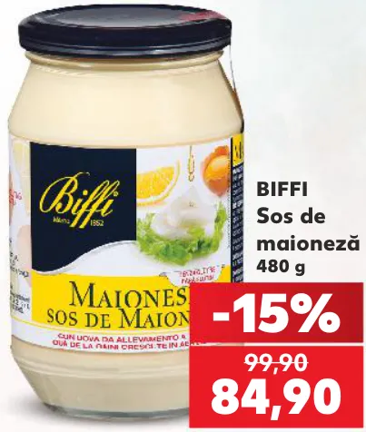 Biffi Майонезний соус, 480 г