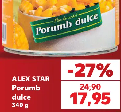 ALEX STAR Porumb dulce, 340 g