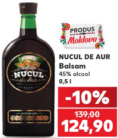 Nucul de Aur Balsam 45% alcool 0,5 l