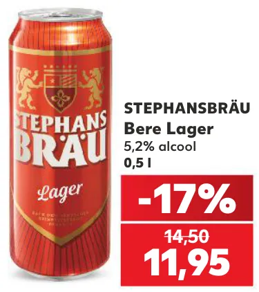 Stephansbräu Bere Lager 0,5 l