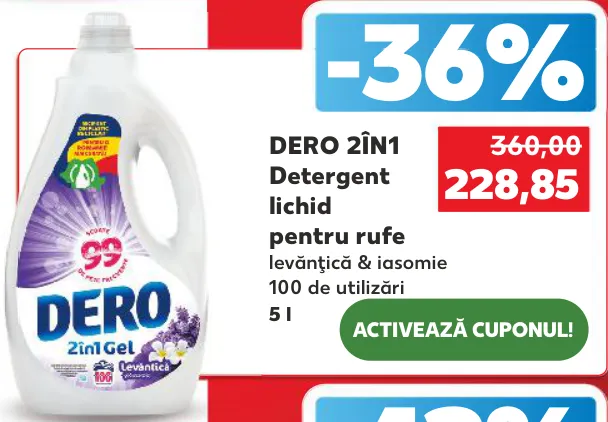 Dero Рідкий засіб для прання 2 в 1, 5 л