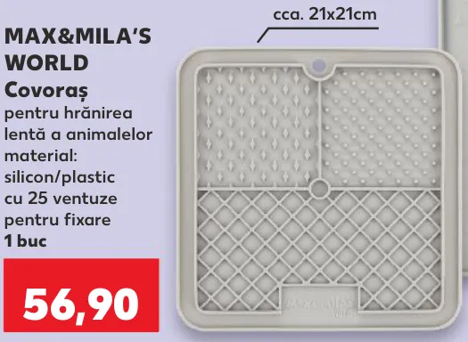 MAX&MILA’S WORLD Covoraș pentru hrănirea lentă a animalelor, 1 buc