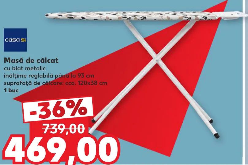 Casasi Masă de călcat, 1 buc