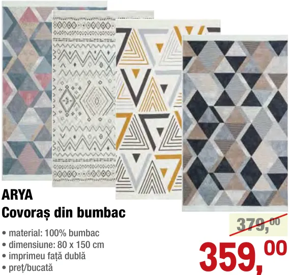 ARYA Covoraș din bumbac
