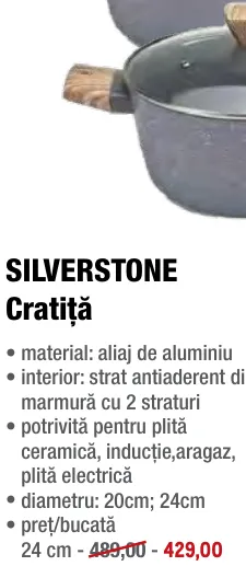 Каструля SILVERSTONE, 24 см