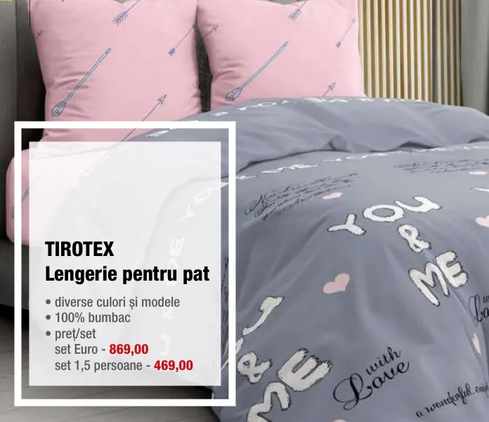 TIROTEX Постільна білизна — півтораспальний комплект