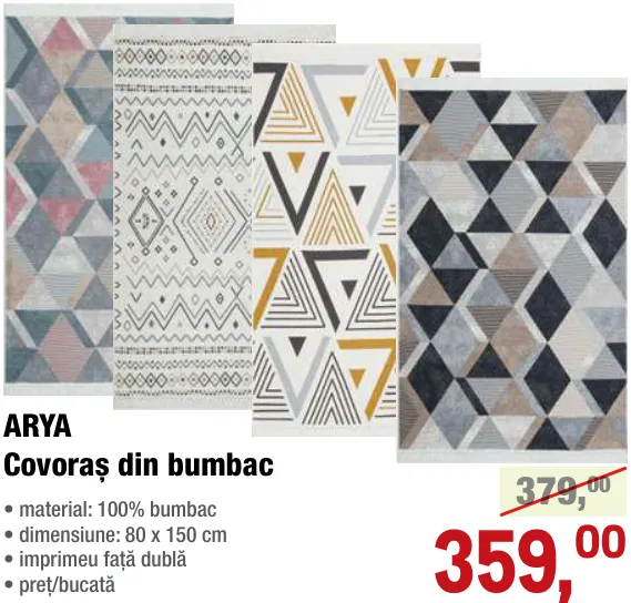 Covoraș din bumbac ARYA