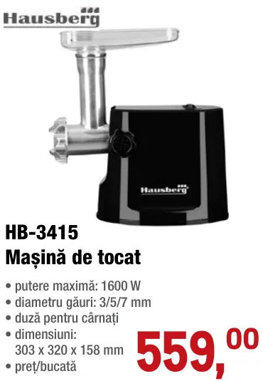 Mașină de tocat Hausberg HB-3415