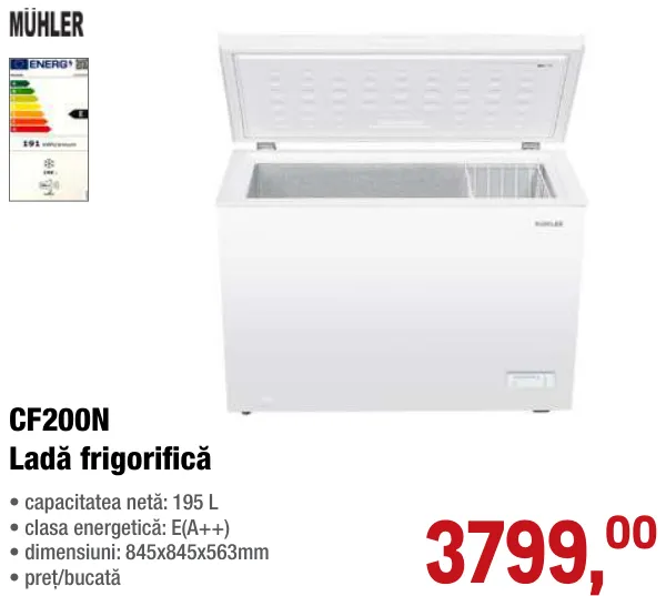 Ladă frigorifică MÜHLER CF200N