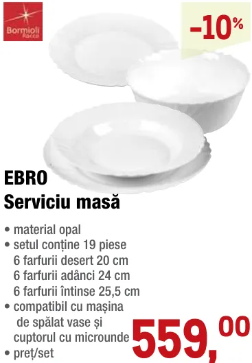 EBRO Serviciu masă
