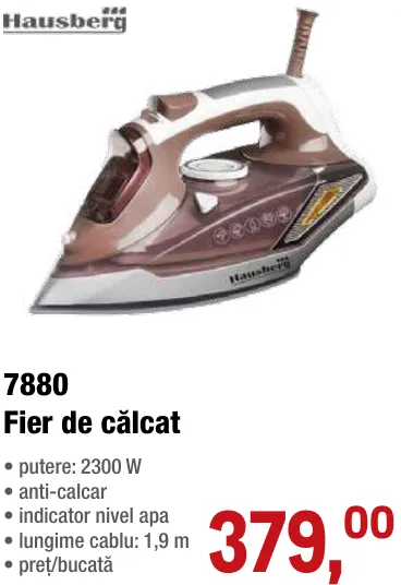 Fier de călcat Hausberg 7880