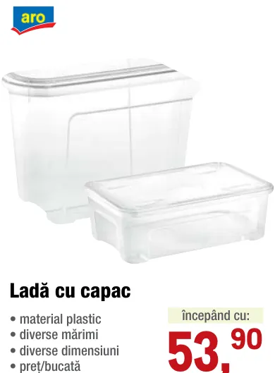 Ladă cu capac aro