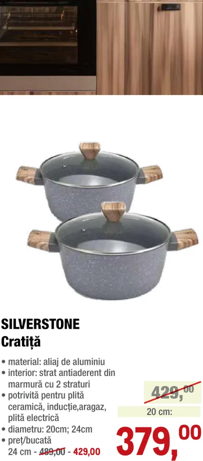 Cratiță SILVERSTONE 20 cm
