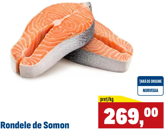Rondele de somon, 1 kg